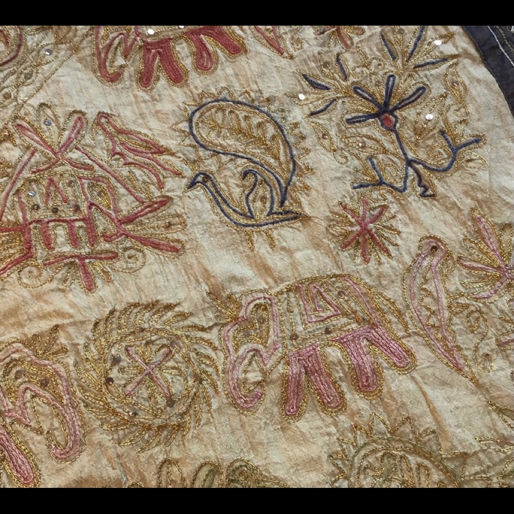Handmade work imported Bedspread- queen size